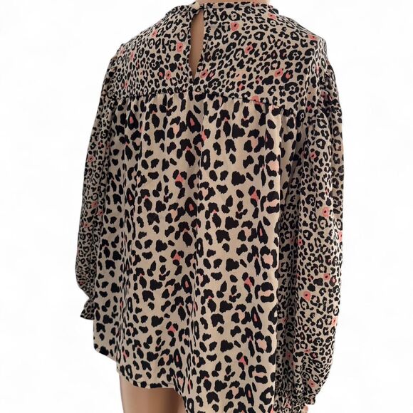 Maurices Leopard Print Blouse S - Picture 5 of 7